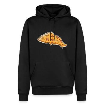 Math Pizza Pi - Männer Premium Bio Hoodie - Schwarz - Vorne - Nico (187cm)
