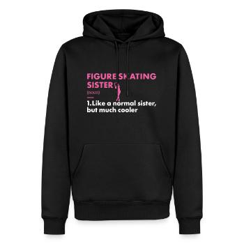 Sport Sister Figure Skating - Männer Premium Bio Hoodie - Schwarz - Vorne - Nico (187cm)