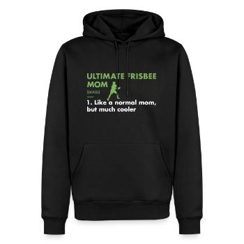 Sport Mom Definition Ultimate Frisbee - Männer Premium Bio Hoodie - Schwarz - Vorne - Nico (187cm)