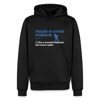 Sport Husband Figure Skating - Männer Premium Bio Hoodie - Schwarz - Vorne - Nico (187cm)