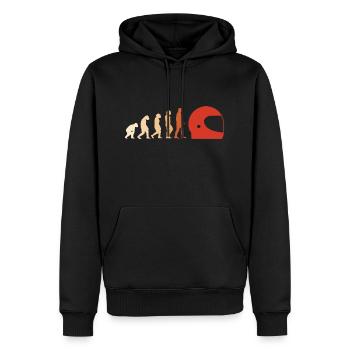 Sport Evolution Racing - Sweat à capuche Premium bio Homme - noir - Devant - Nico (187cm)