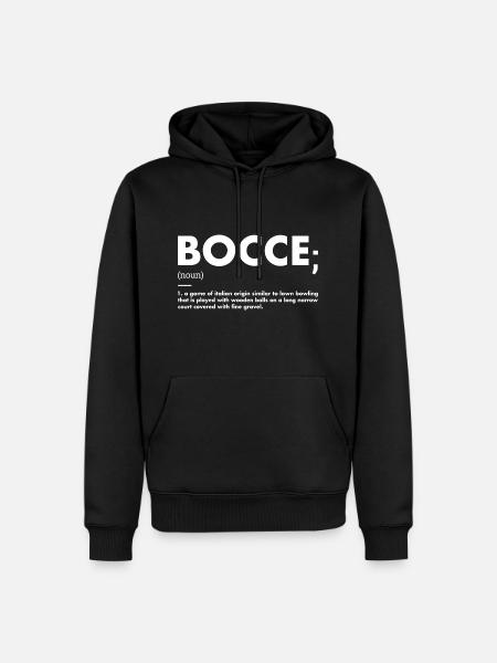 Sport Definition Bocce - Men’s Premium Organic Hoodie - black