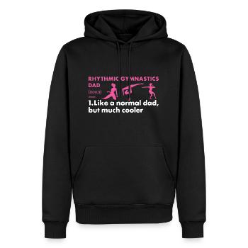 Gymnast Dad Definition Rhythmic Gymnastics - Männer Premium Bio Hoodie - Schwarz - Vorne - Nico (187cm)