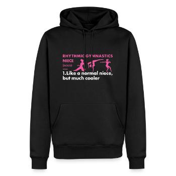Gymnast Niece Definition Rhythmic Gymnastics - Männer Premium Bio Hoodie - Schwarz - Vorne - Nico (187cm)