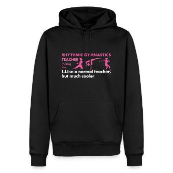 Gymnast Teacher Definition Rhythmic Gymnastics - Männer Premium Bio Hoodie - Schwarz - Vorne - Nico (187cm)