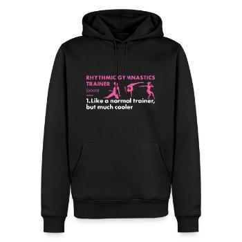 Gymnast Trainer Definition Rhythmic Gymnastics - Männer Premium Bio Hoodie - Schwarz - Vorne - Nico (187cm)