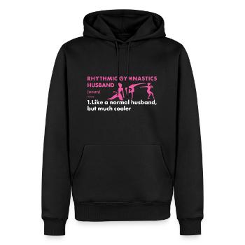 Gymnast Husband Definition Rhythmic Gymnastics - Männer Premium Bio Hoodie - Schwarz - Vorne - Nico (187cm)