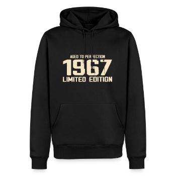 1967 Limited edition 1967 Geburtstag 1967 Retro - Männer Premium Bio Hoodie - Schwarz - Vorne - Nico (187cm)
