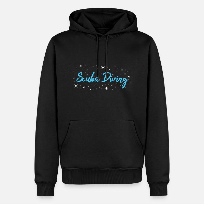 Plongeur Plongée sous-marine - Sweat à capuche Premium bio Homme - noir