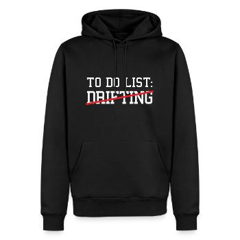 Sport To Do List Drifting - Männer Premium Bio Hoodie - Schwarz - Vorne - Nico (187cm)