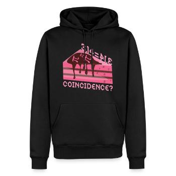 Math 3.14 = Pie - Coincidence? Pi - Men’s Premium Organic Hoodie - black - Front - Nico (187cm)