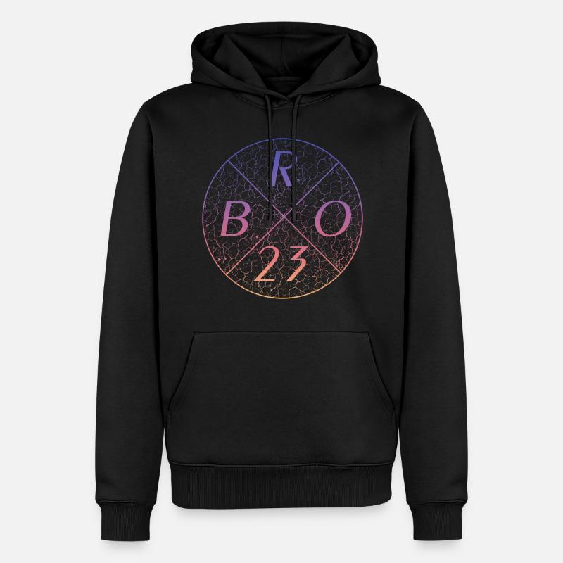 Bro 23 - Männer Premium Bio Hoodie - Schwarz