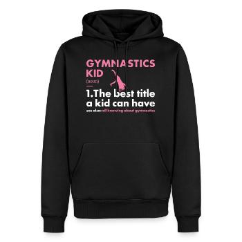Sport Kid Gymnastics - Männer Premium Bio Hoodie - Schwarz - Vorne - Nico (187cm)