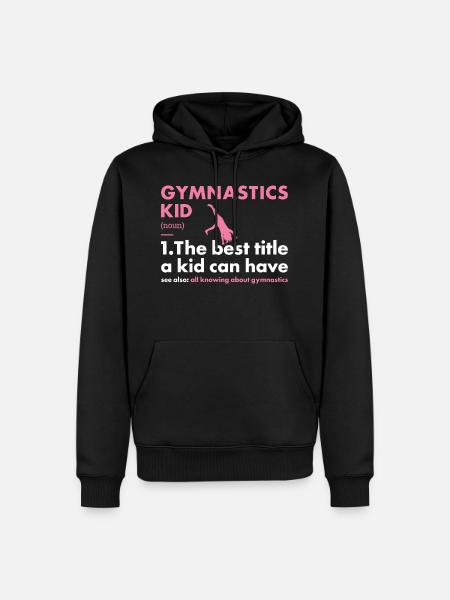 Sport Kid Gymnastics - Men’s Premium Organic Hoodie - black