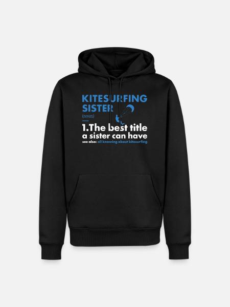 Sport Sister Kitesurfing - Men’s Premium Organic Hoodie - black