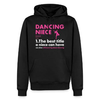 Dancer Niece Definition Dancing - Männer Premium Bio Hoodie - Schwarz - Vorne - Nico (187cm)