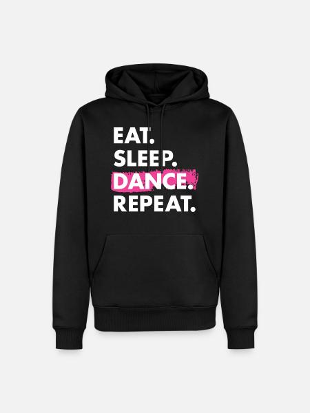 Dancer Eat Sleep Dancing - Men’s Premium Organic Hoodie - black