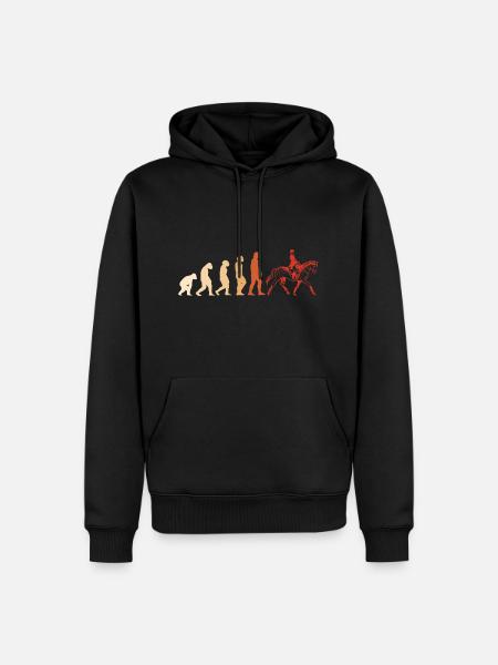 Cavalier Evolution Concours complet - Sweat à capuche Premium bio Homme - noir