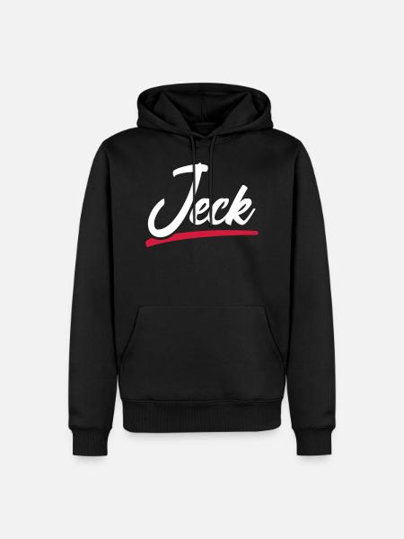 JECK | KÖLN | RHEINLAND - Männer Premium Bio Hoodie - Schwarz