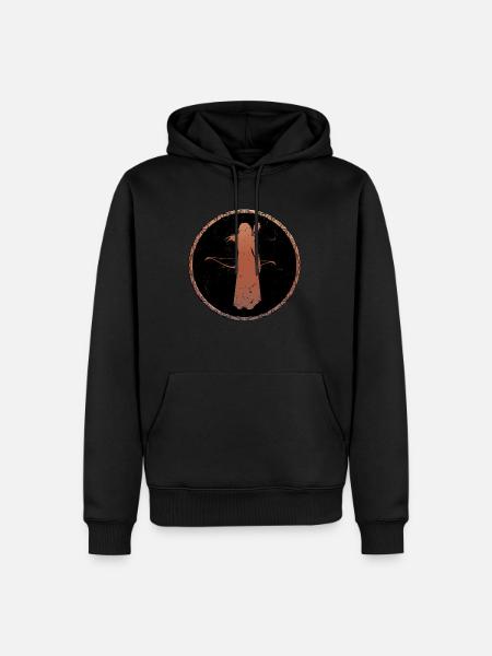 Archer celtique - Sweat à capuche Premium bio Homme - noir
