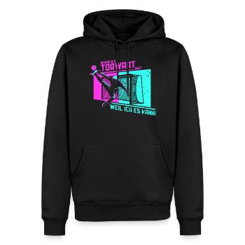 Handball Torwart Handballer Spieler Geschenk - Männer Premium Bio Hoodie - Schwarz - Vorne - Nico (187cm)