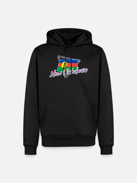 Neukaledonien - Männer Premium Bio Hoodie - Schwarz