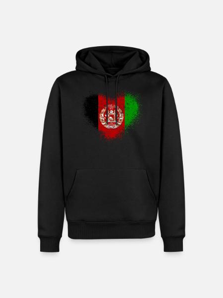 Afghanistan - Men’s Premium Organic Hoodie - black