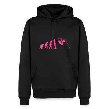 Stabhochsprung Stabhochspringer Mom Frauen Lustig - Männer Premium Bio Hoodie - Schwarz - Vorne - Nico (187cm)