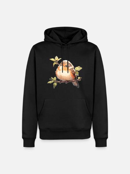 Singvogel - Männer Premium Bio Hoodie - Schwarz