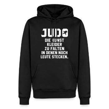 Judo Kampfkunst Japan Geschenk für Judoka - Männer Premium Bio Hoodie - Schwarz - Vorne - Nico (187cm)