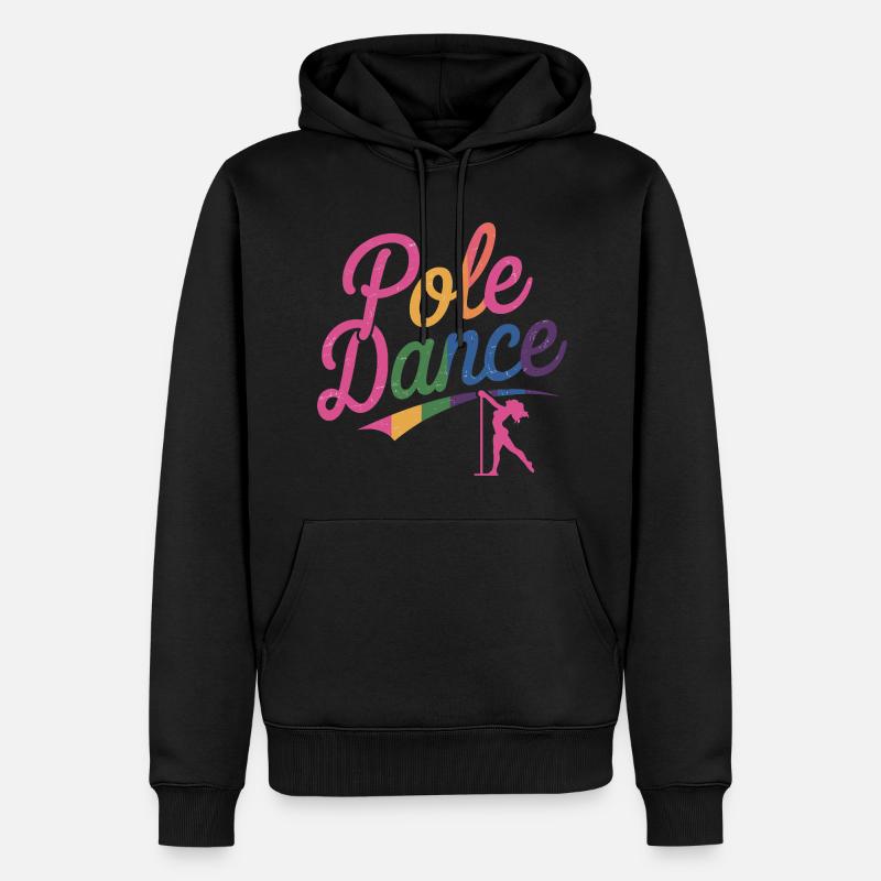 Pole Dance Pole Tänzerin Stangentanz - Männer Premium Bio Hoodie - Schwarz