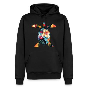 Hawaii Aloha Schildkröte Urlaub Geschenk Party - Männer Premium Bio Hoodie - Schwarz - Vorne - Nico (187cm)