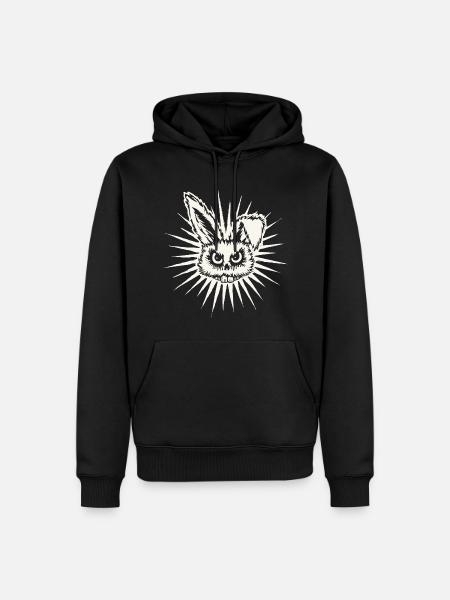 Rrrabbit - Men’s Premium Organic Hoodie - black