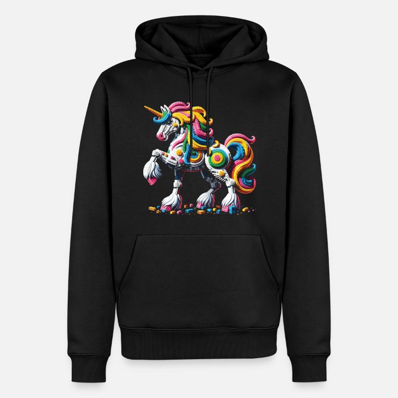 Expert Master Builder Bricks-bausteine - Männer Premium Bio Hoodie - Schwarz