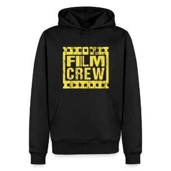 Film Produktion Crew Filmcrew - Männer Premium Bio Hoodie - Schwarz - Vorne - Nico (187cm)