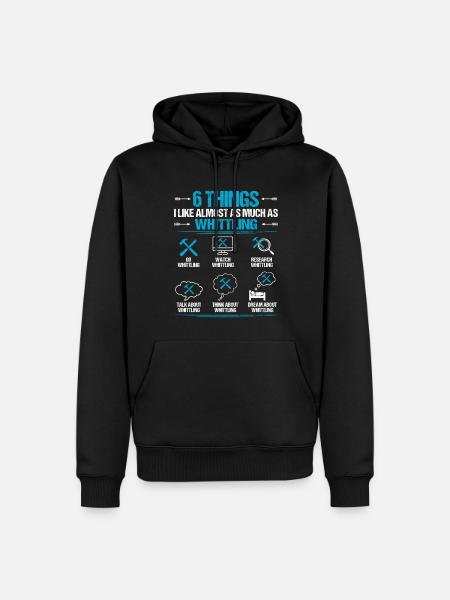 Whittling Holzschnitzer Holz Schnitzen Spruch - Männer Premium Bio Hoodie - Schwarz