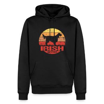 Irish Red Setter Dog Sun Lover Baby - Men’s Premium Organic Hoodie - black - Front - Nico (187cm)