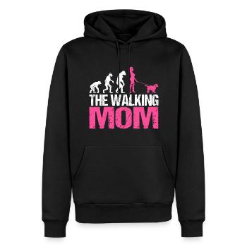 Cavachon Chien Maman Maman Maman Maîtresse Rose - Sweat à capuche Premium bio Homme - noir - Devant - Nico (187cm)