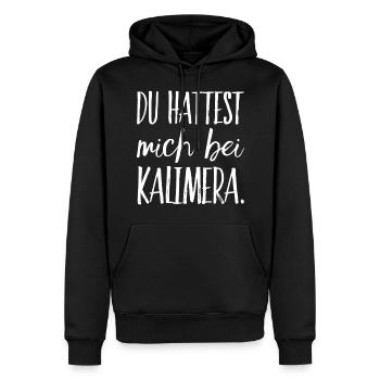 Lustiger Griechischer Spruch Griechenland Geschenk - Männer Premium Bio Hoodie - Schwarz - Vorne - Nico (187cm)