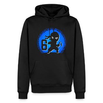 Ninja Birthday 6 Years Boy Ninjas Ninja - Men’s Premium Organic Hoodie - black - Front - Nico (187cm)