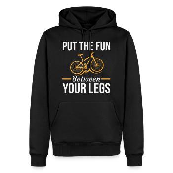 Radfahrer Fahrrad Radfahren Leben Fahrrad Spaß Radfahren - Männer Premium Bio Hoodie - Schwarz - Vorne - Nico (187cm)