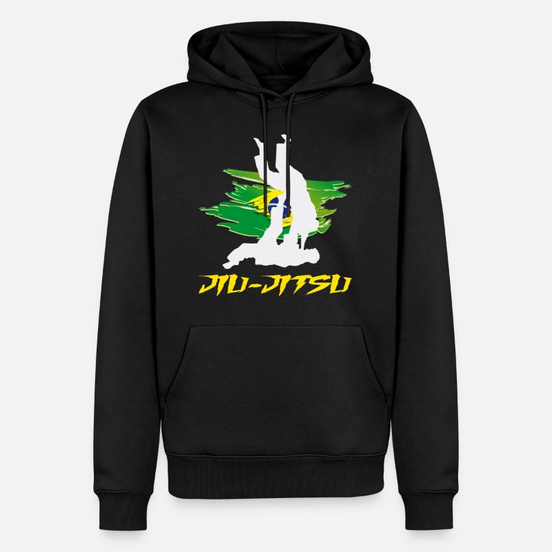 Jiu-jitsu - Männer Premium Bio Hoodie - Schwarz