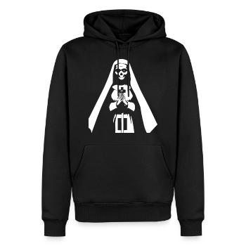 Audacieux et mystérieux Embrassez votre côté intrépide wi - Sweat à capuche Premium bio Homme - noir - Devant - Nico (187cm)