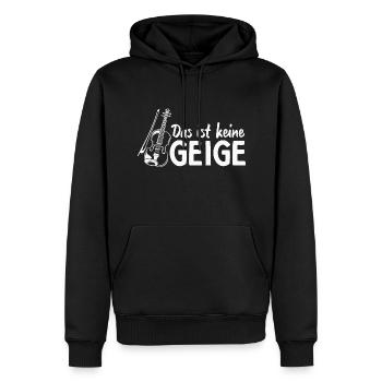Bratsche Viola Orchester Musiker Bratschist - Männer Premium Bio Hoodie - Schwarz - Vorne - Nico (187cm)