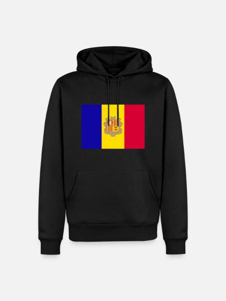Andorra - Men’s Premium Organic Hoodie - black