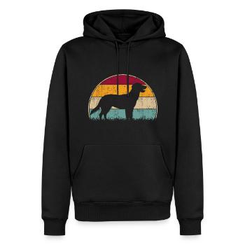 Nova Scotia Duck Tolling Great Retriever Vintage - Men’s Premium Organic Hoodie - black - Front - Nico (187cm)