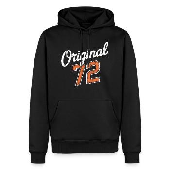 Original 72 - 53 Years Birthday - Men’s Premium Organic Hoodie - black - Front - Nico (187cm)