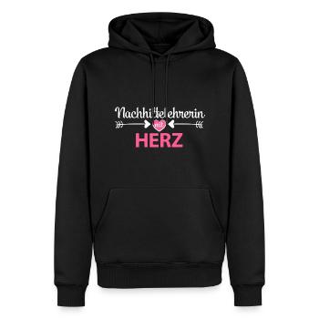 Nachhilfelehrerin Nachhilfe Sprüche Privatlehrerin - Männer Premium Bio Hoodie - Schwarz - Vorne - Nico (187cm)