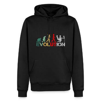 Computer Nerd Programmierer Evolution witzige - Männer Premium Bio Hoodie - Schwarz - Vorne - Nico (187cm)