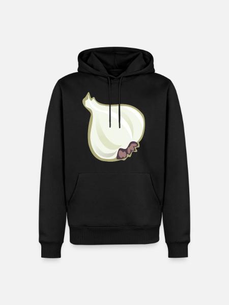 garlic garlic veggie vegetables vegetables4 - Men’s Premium Organic Hoodie - black